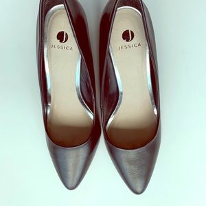 Jessica Asima Black Pointed Toe Heels